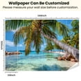 thumbnail image 3 of Peel and Stick Wallpaper Waterproof Tropical beach Paradise island Wall Mural Decor Self Adhesive and Removable 100in x 144in, 3 of 8