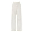 thumbnail image 4 of No Boundaries Striped Crochet Pants Coverup, Women's, 4 of 4