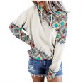 thumbnail image 1 of Sudadera Para Mujer Moda Sudaderas Con Capucha Sudaderas Manga Larga Otoño Camiseta Estampado Bolsillos Blusa Tops Odeerbi  ODB184662, 1 of 7