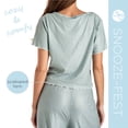 thumbnail image 4 of Hello Mello Lounge Pajama Top Sleepwear Shirt with Crewneck, Under Covers (Women's), 4 of 8