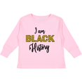 thumbnail image 3 of Inktastic I Am Black History Boys or Girls Long Sleeve Toddler T-Shirt, 3 of 5
