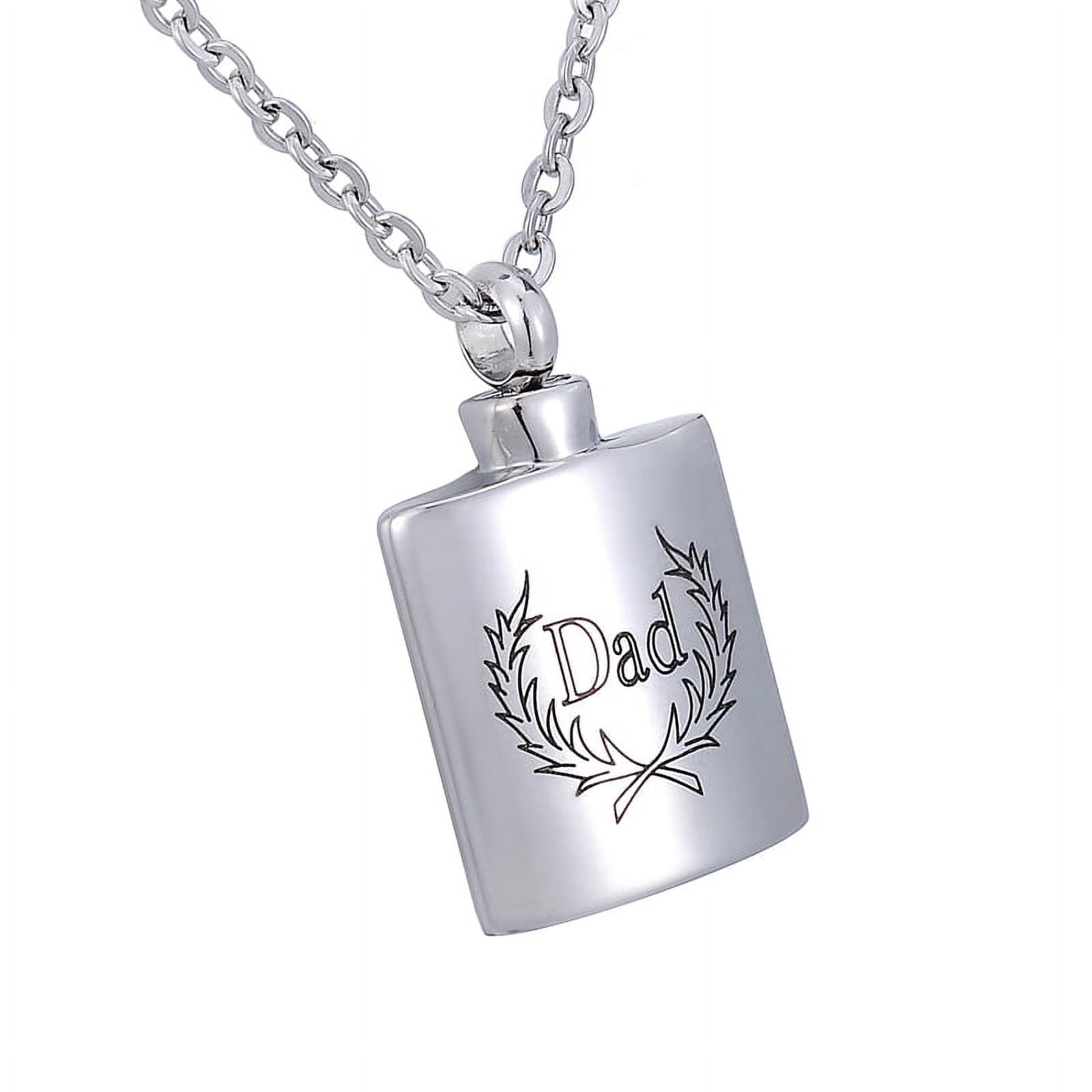 Dad hot sale ashes necklace