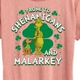 thumbnail image 2 of The Grinch - Prone To Shenanigans Malarkey - Women's Short Sleeve Graphic T-Shirt, 2 of 5