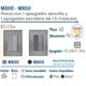 thumbnail image 2 of Placa con Apagador Resistente Inoxium1A1EOxford 10Pzas Apagador/Apagador Escalera 125-250VCA 10A 50/60Hz Plateado/Oxford, 2 of 4