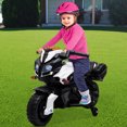 thumbnail image 2 of uhomepro Kids Electric Ride On Motorcycle, 2 Wheel Electric Motorcycle Ride On Motorcycle with Training Wheels, 6V Battery Operated Electric Motorcycle Ride on Toys Christmas Gifts 1-4 Year, Q17878, 2 of 12
