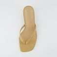 thumbnail image 6 of Cushionaire Women's Miami Kitten Heel Thong Sandals +Memory Foam, 6 of 6