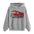 thumbnail image 4 of Toimothcn Boys' hoodies Crew Neck Long Sleeve Pullover Sweatshirts Cute Sweet Cartoon Fire engine Printed Warm Loose Fit Sweatshirt Tops Comfy Boys Clothing, 4 of 6