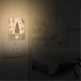 thumbnail image 2 of Yayeee 2-Pack Plug in LED Night Lights with Light Sensors Motion Detectors, Beige Christmas Forest, 2 of 7