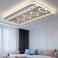 thumbnail image 2 of Brown Boho Fluorescent Light Covers, Farmhouse Aztec Southwest Ethnic Geometric Magnetic Light Covers for Ceiling Lights, Fluorescent Ceiling Shade Filters for Classroom Bedroom Office 4x2Ft x 2PCS, 2 of 8