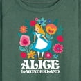 thumbnail image 3 of Alice In Wonderland - Wonderland Flowers - Women's Lightweight French Terry Long Sleeve Shirt, 3 of 5