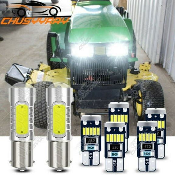 Front & Rear LED light bulbs For Deere 316 318 322 332 420 430 655 headlights