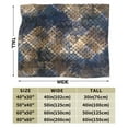 thumbnail image 3 of Kll Fleece Blanket Plush Throw Blanket Watercolor Snake Skin,Soft Fuzzy Cozy Flannel Blanket For Couch Sofa Bed.(40"X30"), 3 of 9