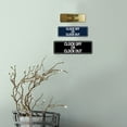 thumbnail image 4 of Signs ByLITA Standard Clock Off Or Clock Out Sign (Brushed Silver) - Small, 4 of 6