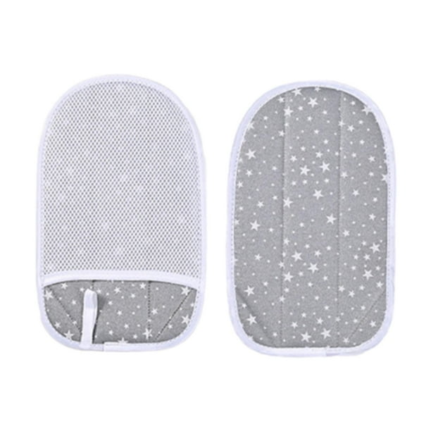 2 manoplas protectoras para vaporizador de prendas con mini tabla de planchar a vapor para cabeza redonda