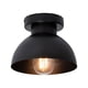 thumbnail image 1 of Lámpara de techo, acabado negro mate, 1 luz E27 60W, 1 of 6