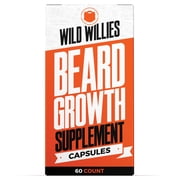 Wild Willies Beard Growth Supplement, 60 Capsules, Proprietary Blend, Men's Health