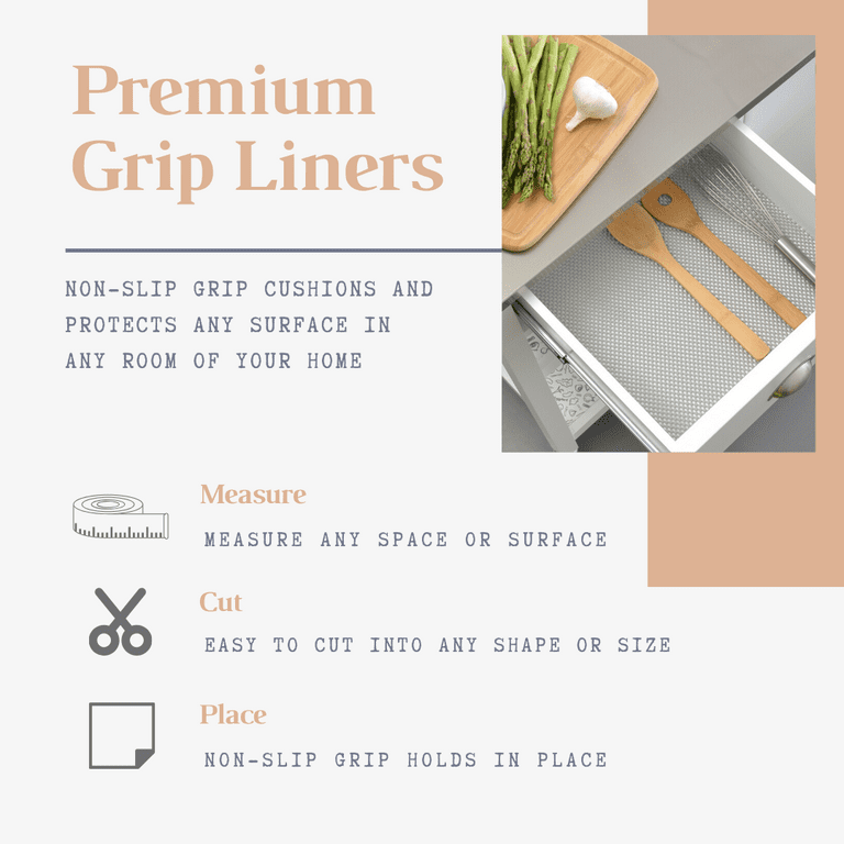 Con-Tact Brand Grip Premium Non-Adhesive Non-Slip Shelf and Drawer