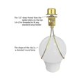 thumbnail image 2 of Lamp Shade Harp Holder Adapter Kit Includes Finial And Lampshades Levellers To Keep Lamp Shade Hard Banmo, 2 of 5