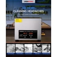 thumbnail image 2 of Creworks Limpiador Ultrasónico De 10 L, 2,6 Gal, Máquina De Limpieza Automática Industrial Profesional Para Joyería, Dentaduras Postizas, Herramientas De Reparación, Instrumentos, 40 Khz, Limpiador De, 2 of 9
