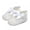White, variant on AJZIOJIRO Newborn Baby Girls Princess Shoes Lovely Bow Solid Color Soft Sole Sequins Shoes 0-18 Months Baby Casual Walking Shoes
