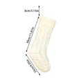 thumbnail image 3 of DVKOVI Farmhouse Knitted Christmas Stockings Rustic Cable Knit Fireplace Cozy Hanging Xmas Stocking Decoration D one Size, 3 of 9