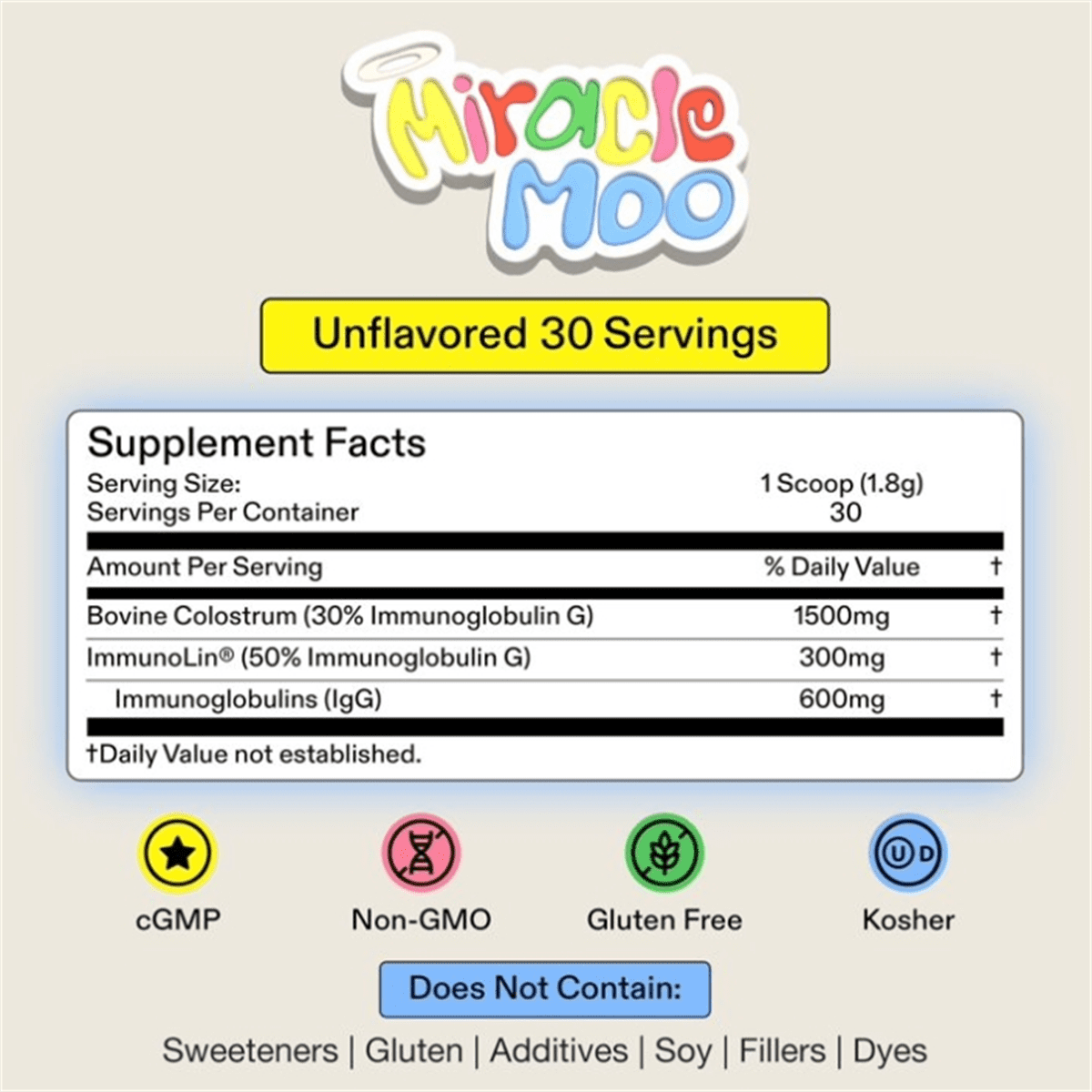 3 Pack Miracle Moo Colostrum