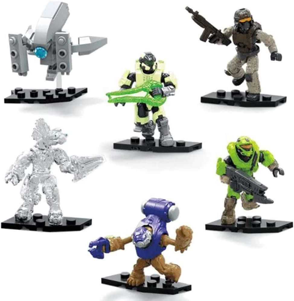 Mega Construx Halo Infinite Series 4 Mini Figures Blind Bags Complete Set of 6 Packs