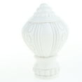 thumbnail image 4 of AMLESO 4Pcs Decorative Window Curtain Pole Rod End Cap Final Head 28mm White, 4 of 8