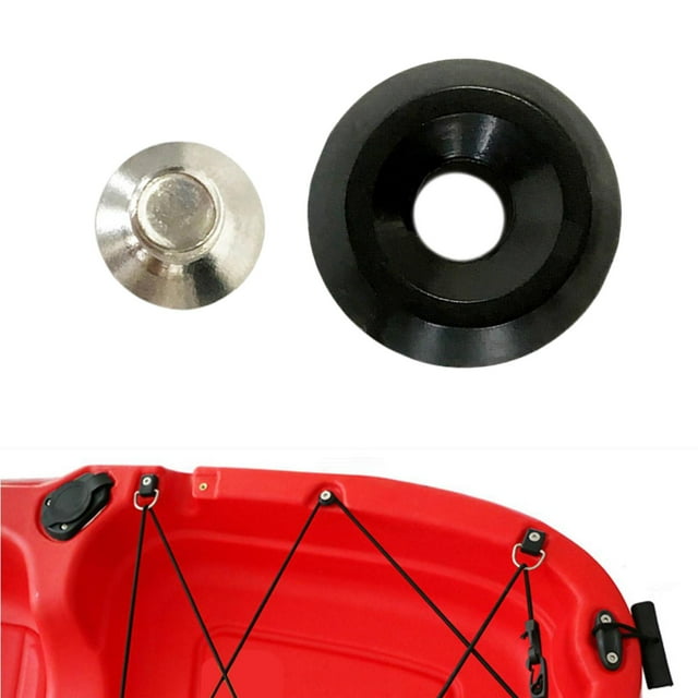 Kayak Ojal y tornillo Almohadilla Ojo Instalar Herramientas Reemplazo Nylon Padeye Montaje Cubierta Aparejo Accesorios de kayak para canoa shamjiam Almohadilla para kayak