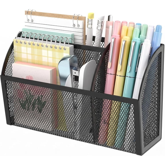 Magnetic Pencil Holder β Organizer for Lockers, Whiteboards & Fridges, Black