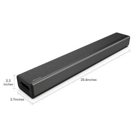 Hisense - 2.1-Channel Soundbar with Built-in Subwoofer - Black