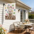 thumbnail image 4 of CaiYueKe Easter Garden Flag Outdoor Holiday Decoration Bunny Egg Printed Polyester Flag for Patio Yard Spring Home Ambiance Welcome Double Sided Seasonal Decor, 4 of 7