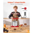 thumbnail image 3 of KFFKFF 1.6 Gal/6L Fruit Wine Press Stainless Steel Basket Wine Making Press Cider Apple Grape Crusher Juice Maker Tool, 3 of 10