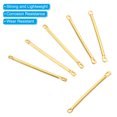 thumbnail image 3 of Unique Bargains Brass Bar Links for Jewelry Making, 25mm/0.98' Golden,30Pack, 3 of 6