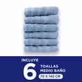 thumbnail image 3 of Toalla de Medio Baño Hokins 100% Algodón premium 70x140 6 piezas, 3 of 7