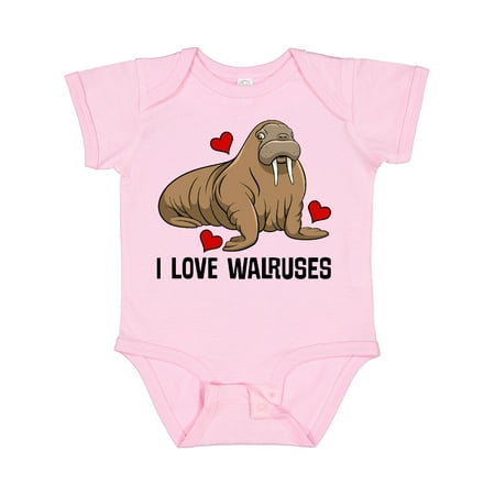 

Inktastic Walrus Cute Arctic Animals Gift Baby Boy or Baby Girl Bodysuit
