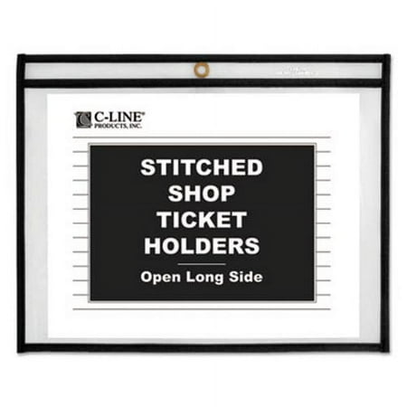 C-line Ticket Holders, Stitched, Clear, Open Long Side, 25 per Box , Each