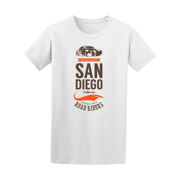 San Diego California Road Riders Tee Men's -Image by Shutterstock