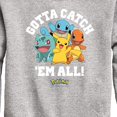 thumbnail image 3 of Pokémon - Gotta Catch Em All Starters - Youth Crewneck Fleece Sweatshirt, 3 of 5