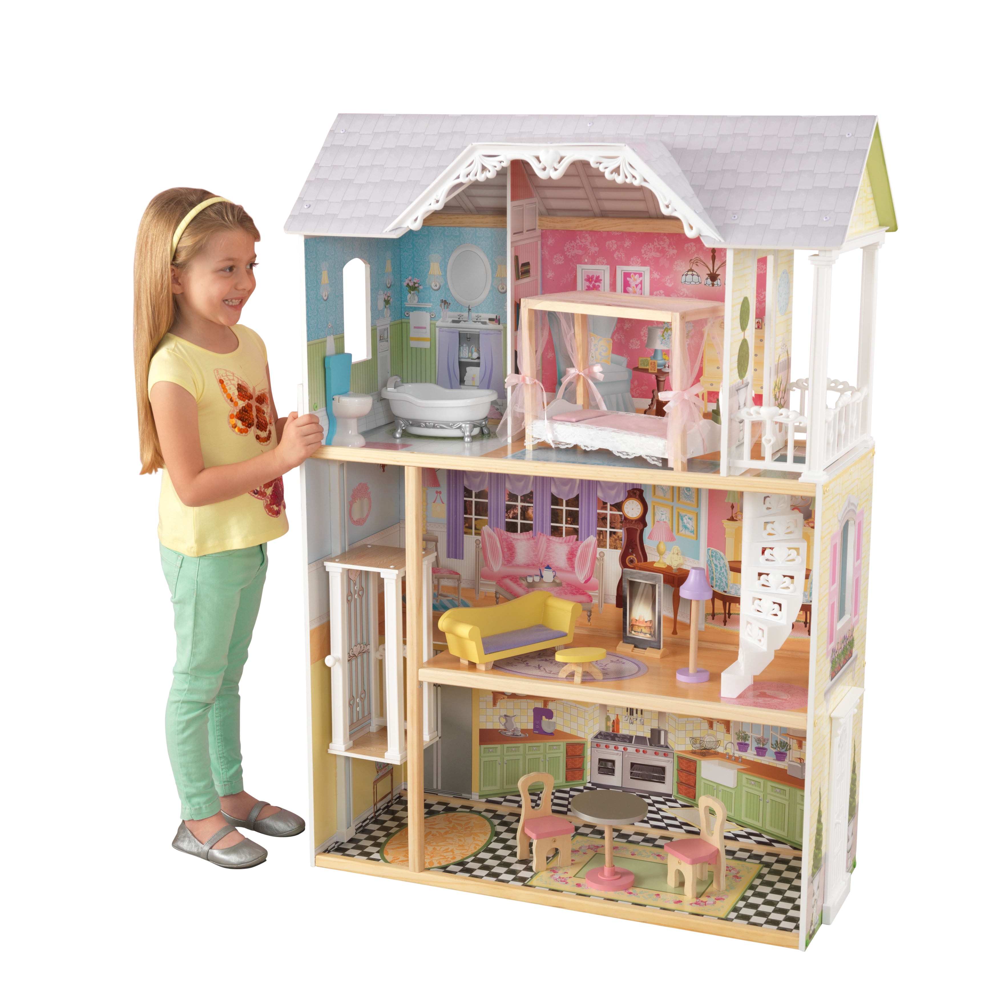 KidKraft Kaylee Dollhouse with 10 