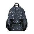 thumbnail image 4 of Moon Student Backpack Adjustable Shoulder Straps Chest Buckle Lightweight Durable School Backpack, 4 of 6