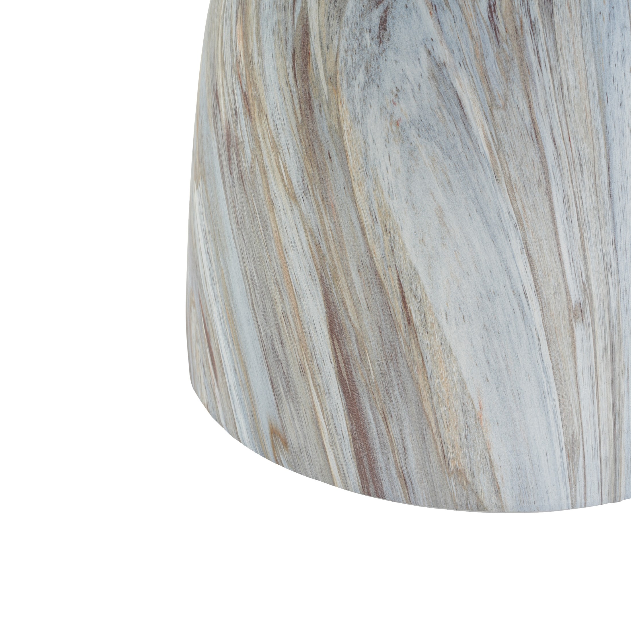 Christopher Knight Home Lightweight MGO Accent Side Table with Hourglass Silhouette, Mist Stone