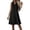 Black, variant on Horkkom Midi Dresses for Women Sleeveless Solid Color Summer Dresses Vacation Loose Linen Dress, S-2XL