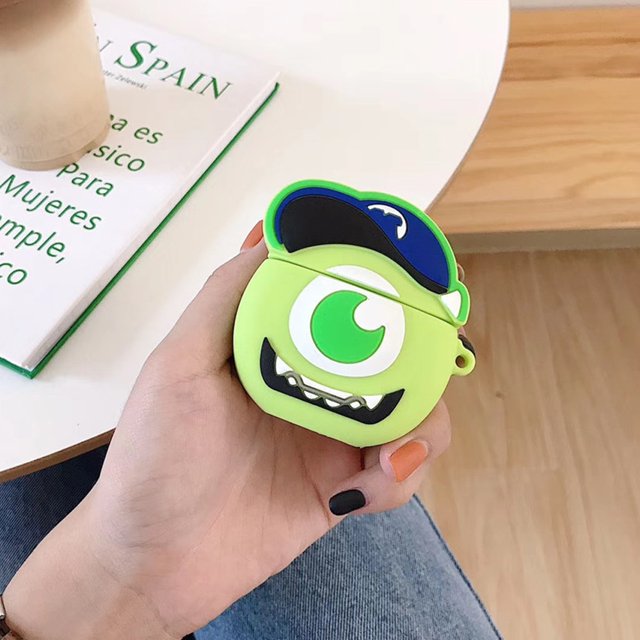 Funda para Apple AirPods 1 2 3 3, funda para AirPods Pro, funda bonita de dibujos animados Yoda Mickey Spiderman de punto, accesorios para auriculares