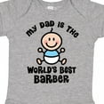 thumbnail image 4 of Inktastic Daddy Worlds Best Barber Childs Boys Baby Bodysuit, 4 of 5