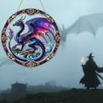 thumbnail image 6 of Dragon Design Acrylic Pendant Decor - Multi-Color Light Refracting Ornament for Indoor Outdoor Space and Artistic Display（Not 3D）, 6 of 7