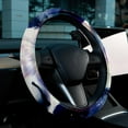 thumbnail image 6 of Starry Polar Bear Printed 14.5 Inch PVC Leather Car Wheel Covers Steering Wheel Cover Auto Accessories, 6 of 6