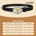 thumbnail image 7 of SUOSDEY Kids Western Belt for Boys Girls Genuine Leather Cowboy Cowgirl Belts with Detachable Buckle for Jeans Western Gifts, 7 of 7