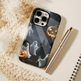 thumbnail image 6 of Halloween Spooky Phone Case with Unique Ghost Pumpkin Design Durable Shockproof Cover Festive Decor Perfect for Holiday Season Compatible with iPhone 11/12/13/14/15/16 (Pro Max/Plus), 6 of 9
