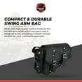 thumbnail image 6 of Daniel Smart Motorcycle Leather Swingarm Bag Black Swing Arm Bag with Bottle Holder Built-in Gun and Ammo holster., 6 of 8